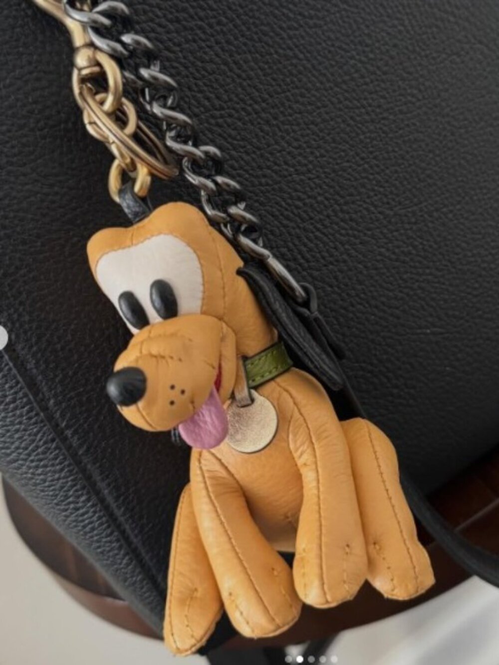 Coach BRAND NEW x Disney X Coach Pluto Collectible Bag Charm CDL75 - NWT -